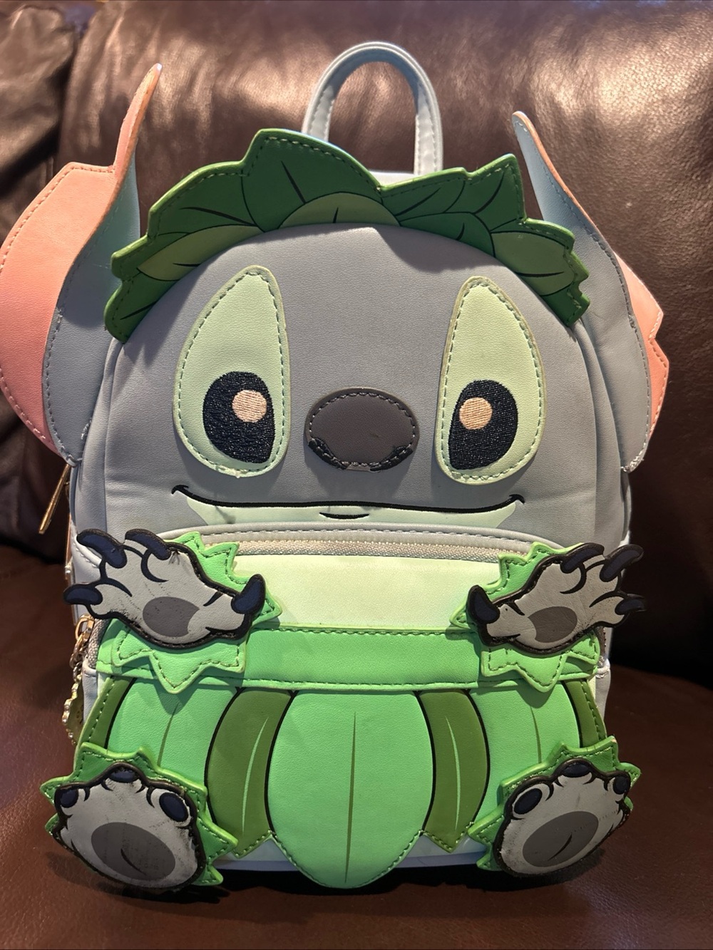 Loungefly Disney Stitch ~ Blue and Green Mini Backpack -